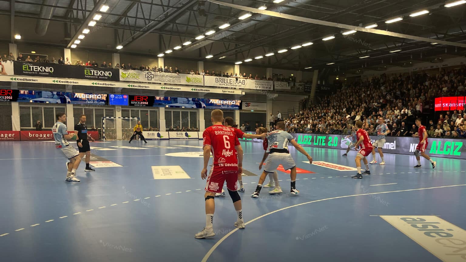 Handballspiel der Männer von Sønderjyske in Skansen
