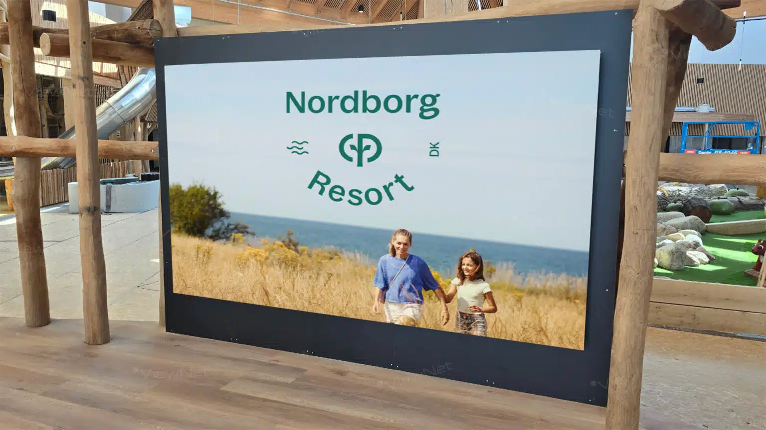 Indendørs LED Storskærm i Norborg Resort feriecenter
