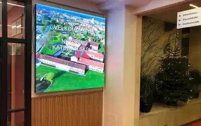 ViewNet-LED-Großbildschirm-Nykøbing-Katedralskolen-Infobildschirm