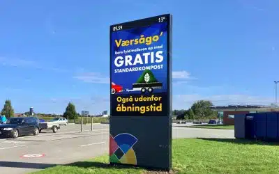 ViewNet-LED-Großbildschirm-Pylon-Infobildschirm-SønderborgForsyning
