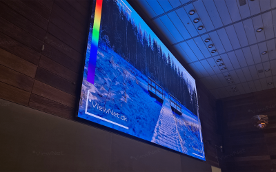 ViewNet LED Storskærm placeret i Rigshospitalets auditorium.