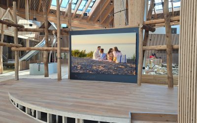 Indendørs LED Storskærm i Norborg Resort feriecenter