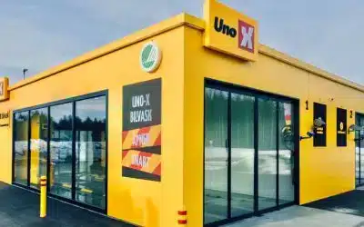 Viewnet-UnoX-Norwegen-Washbox-LED-Großbildschirm