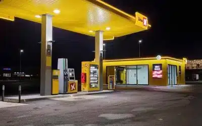 Viewnet-UnoX-Norwegen-Washbox-LED-Großbildschirm